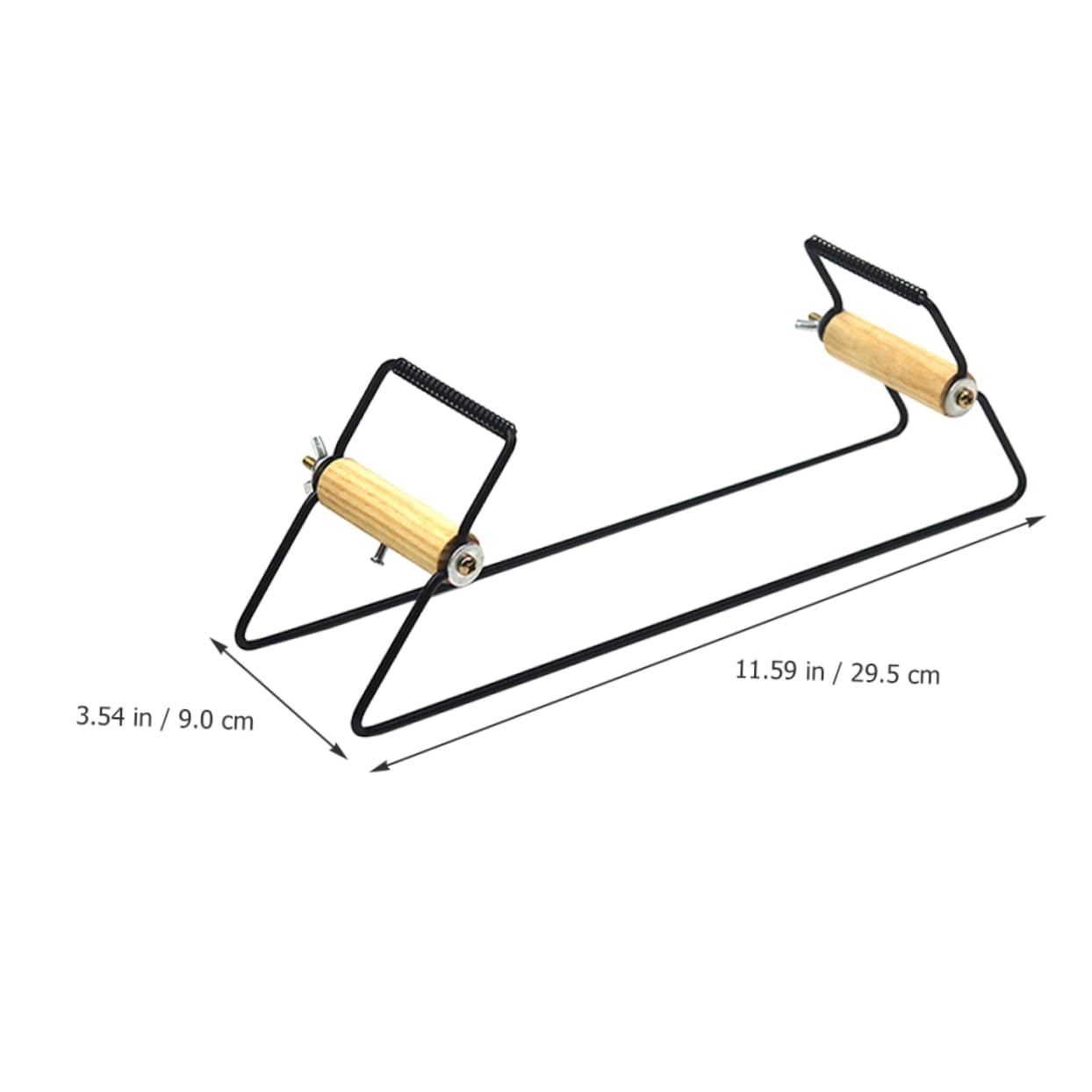 VILLCASE 5 Piezas suministros de bricolaje Colgante cuentas para pulseras hilos de bordar telar cesta craft brazalete accesorio de abalorios herramientas para tejer pulseras de madera Metal