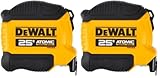 DEWALT Atomic Compact Series 25 ft. Tape Measure (DWHT38125S) (Pack of 2)