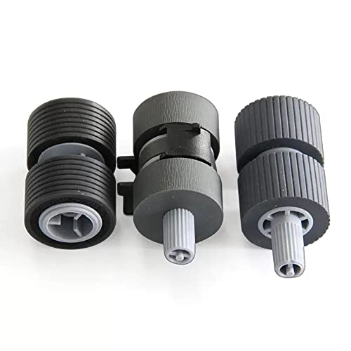 Scanner Pick Roller Brake Roller Replacement Kit for Fujitsu fi-5750 fi-5650 fi-6770 fi-6670 fi-6750 fi-6770A fi-6670A fi-5750C fi-5650C,Pick Roller Brake Roller
