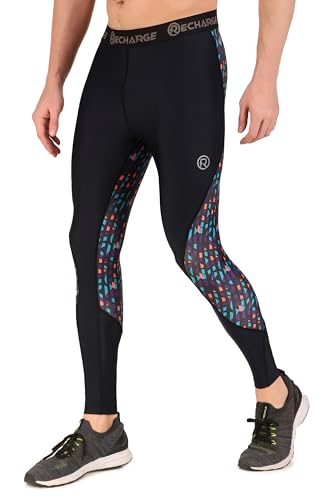 Image of ReDesign Apparels Recharge Men Polyester Sports Compression Pant /Legging /Full Tights