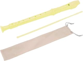 soprano recorder instrument Recorder Instrument Better Sealing Saxophone Recorders Clear Voice Portable (Color : Yellow)