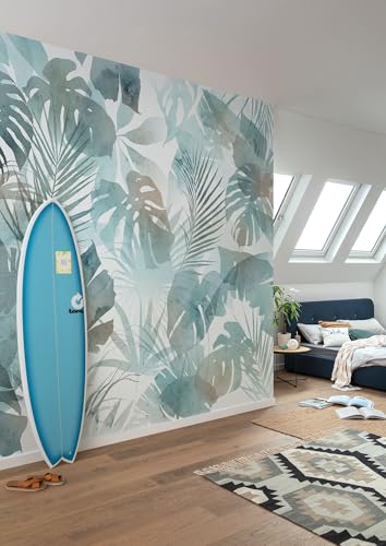 Komar Vlies Fototapete - Frootloops Jungle - Größe 300 x 250 cm - Tapete, Wanddekoration, Wohnzimmer, Schlafzimmer, Büro