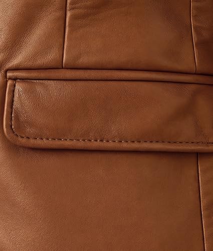 Leather Blazers for Women - Business Casual Coat - Real Lambskin Blazer Jackets for Women's4