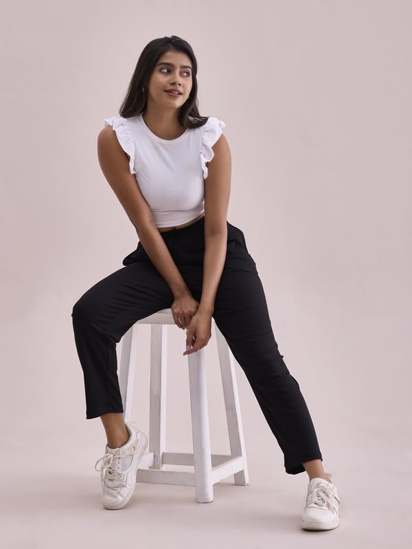 Image of GO Colors Women Rib Pant