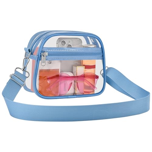 Image of USPECLARE Clear Bag for Stadium Events Clear Sports Fan Handbags Purses