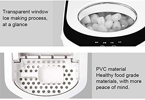 Fabricadora de hielo portátil y compacta para mostrador, produce 15 kg/24 h, ideal para bares, cafeterías y fiestas miniatura 6