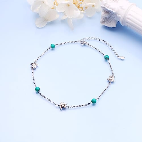Image of Ladytree Bracelet for Women 925 Sterling Silver Cute Flying Bat /Blue Jay /Turtle /Bunny /Stingary /Octopus Charm Adjustable Bracelet Ocean Jewelry Gifts for Teen Girls Mother Wife Daughter Family