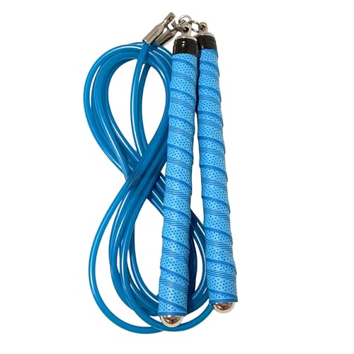 Buddy Lee Ninja Warrior Jump Rope – Adjustable Speed Rope for Fitness, HIIT, CrossFit & Boxing – Tangle-Free with Precision Ball Bearings – Durable, Lightweight & Ergonomic Handles (Blue)