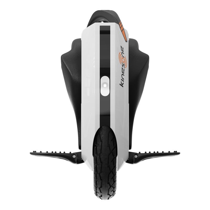 Monociclo elettrico Kingsong KS-16S Pro 840 Wh, per adulti, bianca, motore da 1200 W, autonomia fino a 75 km, velocità limitata a 25 km/h, pneumatico gonfiabile da 16”, altoparlante e Bluetooth
