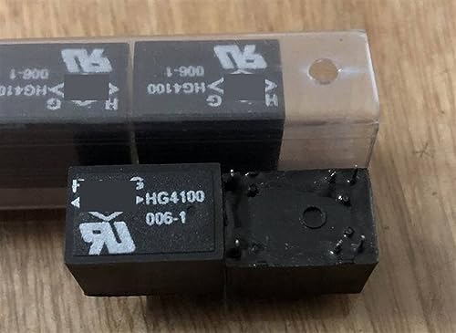 Relé de precisión HG4100 006-1 fabricado con materiales de alta conductividad y 6 pines de anclaje