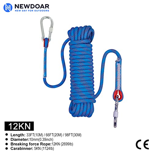 NewDoar 12KN Marine Floating Rope 10mm Dock Line 16FT(5M) 33FT(10M) 66FT(20M) 98FT(30M) Anchor Mooring Rope for Boating Anchoring - Image 2