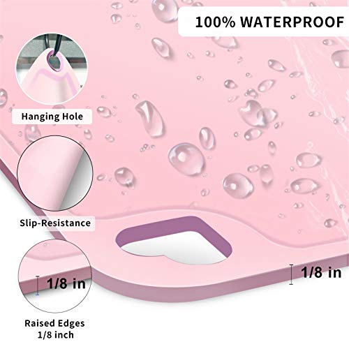 MIDOG Dog Food Mat - Silicone Dog Cat Bowl Mat for Feeding Food and Water - Lifetime Replacement - Washable Non-Slip Mat Waterproof Dog Placemat for Puppy Small Medium Large Pets