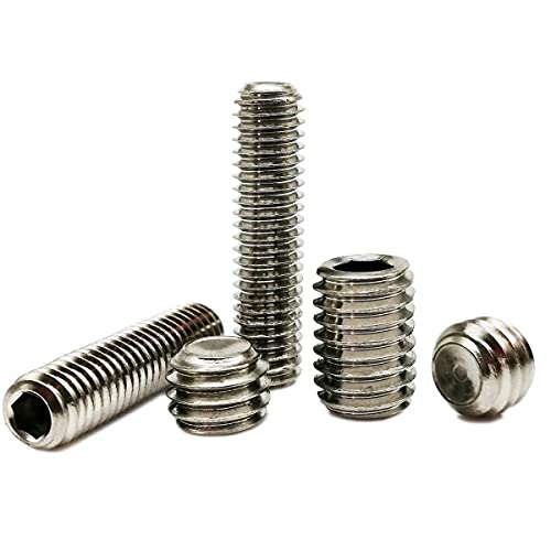 5 / 50pc M2 M2.5 M3 M4 M5 M6 M8 DIN916 A2 304 Hexagonal hexagonal de acero inoxidable Tornillo de fijación de punto de copa Allen Tornillo prisionero Rosca métrica-50pcs M3,45mm