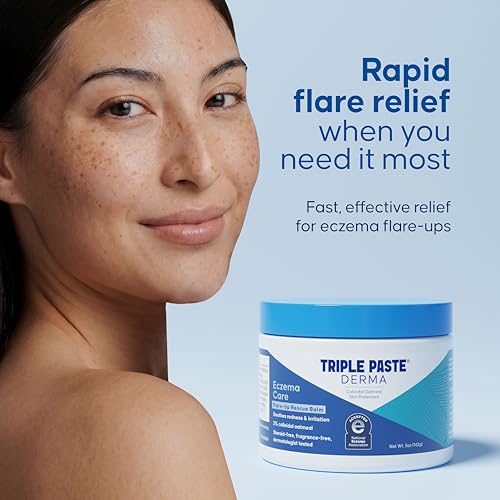Image of Triple Paste Derma Eczema Rescue Balm, Colloidal Oatmeal 2% & Ectoin, 5 oz