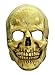 Produktbild Totenkopf Maske des Grauens aus Latex - Erwachsenen Horror Kostüm Halbmaske Schädel Skelett - ideal für Halloween, Karneval, Motto- & Grusel-Party