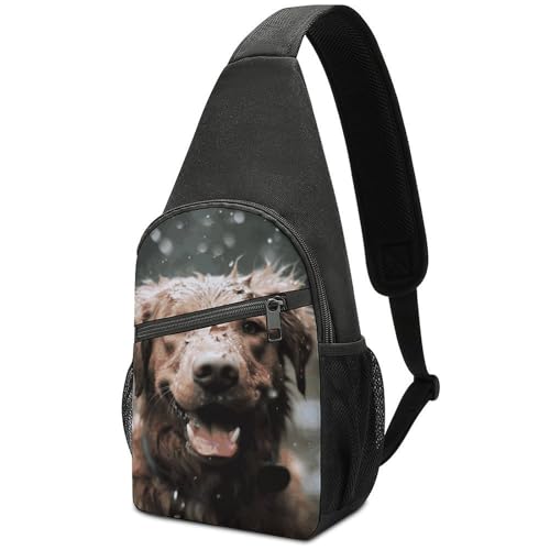 Mochila cruzada casual para hombre y mujer