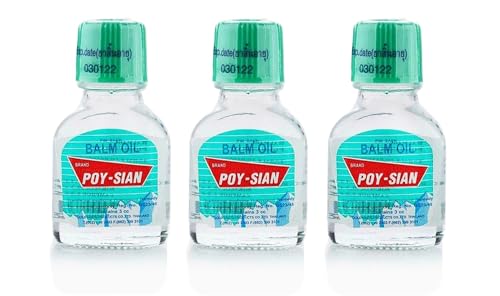 POY-SIAN Thai PIM-Saen Balm Oil 3ml (Pack of 3)