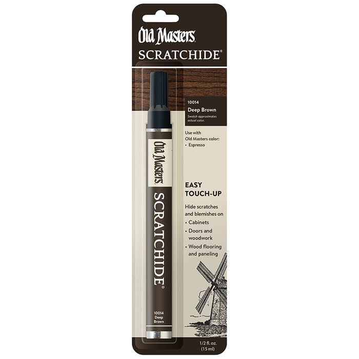1/2 oz Old Masters 10014 Deep Broown Scratchide Touch-Up Pen