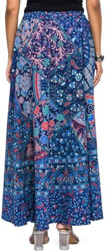 Image of Premium Cotton Skirt for Women with Pocket, Free Size