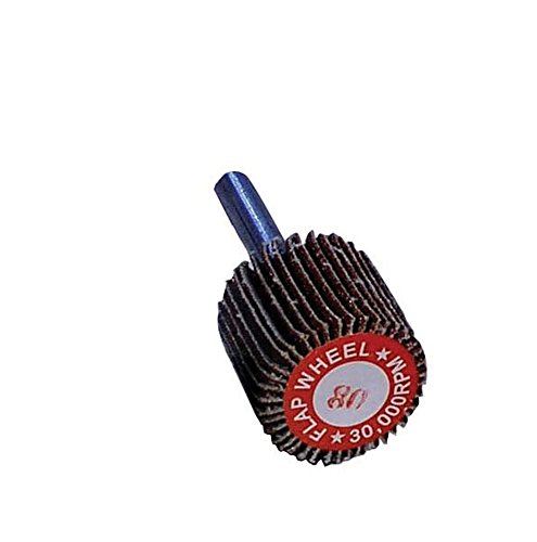 Shark 13104 1-Inch by 1-Inch Grinding Flap Wheel, Grit-40, 5-Pack