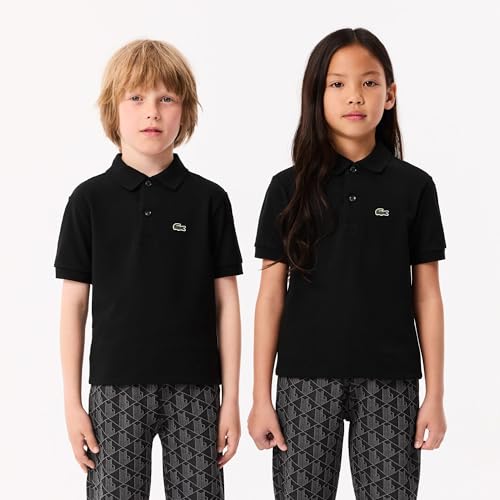 Lacoste Jungen Pj2909 Poloshirt, Schwarz (Noir), 2 Jahre (Herstellergröße: 2A)