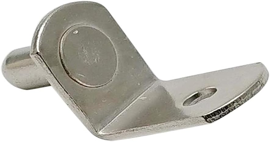 50 Pcs Shelf Support Pegs 6mm L-Shaped Shelf Support Nickel Plated Shelf Bracket Pegs for Furniture & Bookcase Shelf Cabinet Closet Shelf Support with Hole, Nickel : Tools & Home Improvement