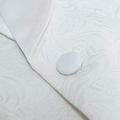 Wemaliyzd Men's 2 Pieces Suit Shawl Lapel 1 Button Jacquard Blazer Jacket Pants3