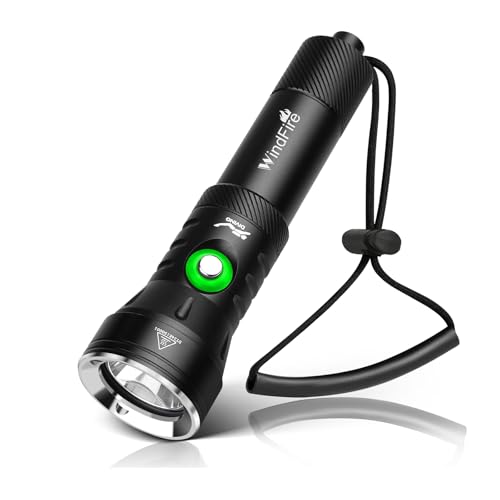 Lampe de poche de plongée super lumineuse étanche pour exploration sous-marine