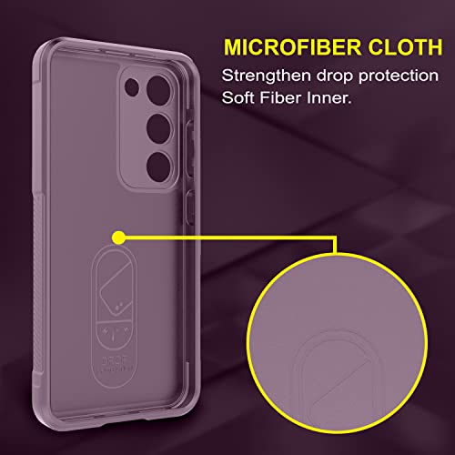 Image of Amazon Brand - Solimo Back Case Cover for Samsung Galaxy S23 Plus 5G | Compatible for Samsung Galaxy S23 Plus 5G Back Case Cover | Liquid Silicon Magic Case for Samsung Galaxy S23 Plus 5G | Lavender