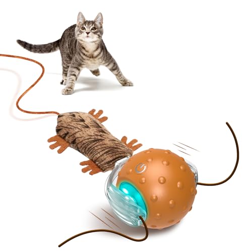 Interactive Cat Toy Ball - Automatic Interactive Cat Toy Designed...