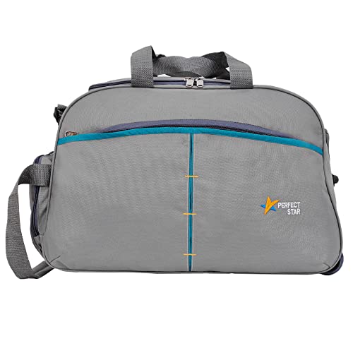 Image of Perfect Star Duffle Trolley Bags for Travel with Wheel 65 Litre Red Polyester
