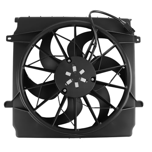 Image of maXpeedingrods 620-475 Engine Radiator Cooling Fan Assembly for Jeep Liberty 2.4L 2005, for Jeep Liberty 3.7L 2004-2007 Replacement 55037692AB CH3115143