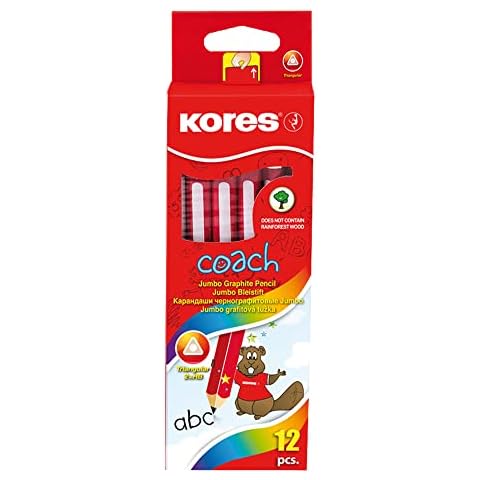 Kores Jumbo Graphite Pencils for Kids Cover