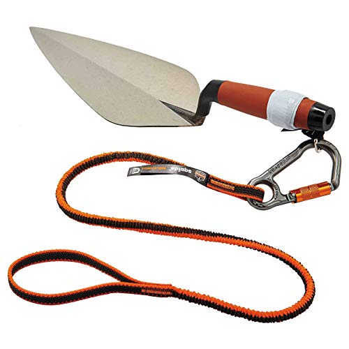 Image of Tool Tethering Kit for Concrete Finisher, Includes Tool Lanyards and Attachments for Power Grinders and Trowels, Ergodyne Squids 3184