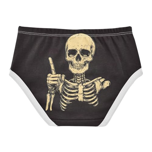 Gothic Skull Skeleton Funny Toddler Girls's Underwear 2T 202b90402