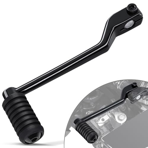 Benlari Toe Shifter Lever Pegs Stainless Steel Heel Shift Pegs Fit for Harley Touring 1988-2024 Street Glide Road Glide Electra Glide Road King 2008-2024 Trike 1986-2017 FL Softail Black 1PCS
