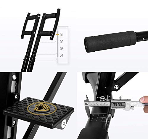 Image of Vertical Mountaineer, Foldable Stepper, Climber Machine, Home Fitness Equipment, LCD Counter, 4 Gears Adjustment, Load-B