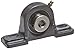 Hub City PB251DRWX1/2 Pillow Block Mounted Bearing, Normal Duty, High Shaft Height, Relube, Setscrew Locking Collar, Wide Inner Race, Ductile Housing, 1/2" Bore, 1.47" Length Through Bore, 1.187" Base To Height