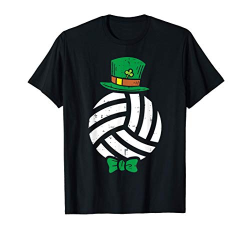 Leprechaun Volleyball St Patricks Day Sports Player Gift Maglietta