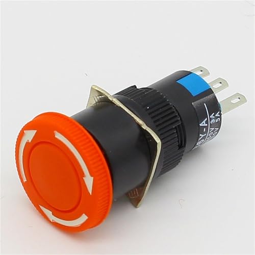 Interrupteur d'arrêt d'urgence 16 mm pour sécuriser votre atelier de commande