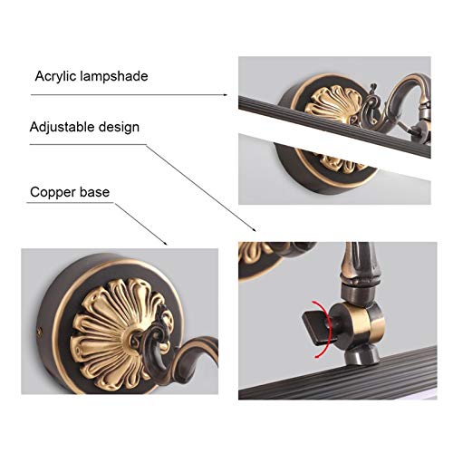 Lampe de miroir moderne pour illuminer votre coiffeuse et votre couloir