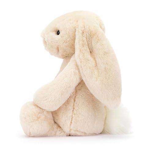 Jellycat Bashful Luxe Willow Bunny Stuffed Animal, Medium 12 inches - Rabbit & Bunny Plush Toy - Classic Children's Gift - Image 3