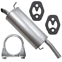 Adamot Endschalldämpfer Auspuff Endtopf für Fiesta 5 V MK5 1.25 1.3 1.4, Mazda 2 1 I DY 1.2 Adamot Endschalldämpfer Auspuff Endtopf für Fiesta 5 V MK5 1.25 1.3 1.4, Mazda 2 1 I DY 1.2