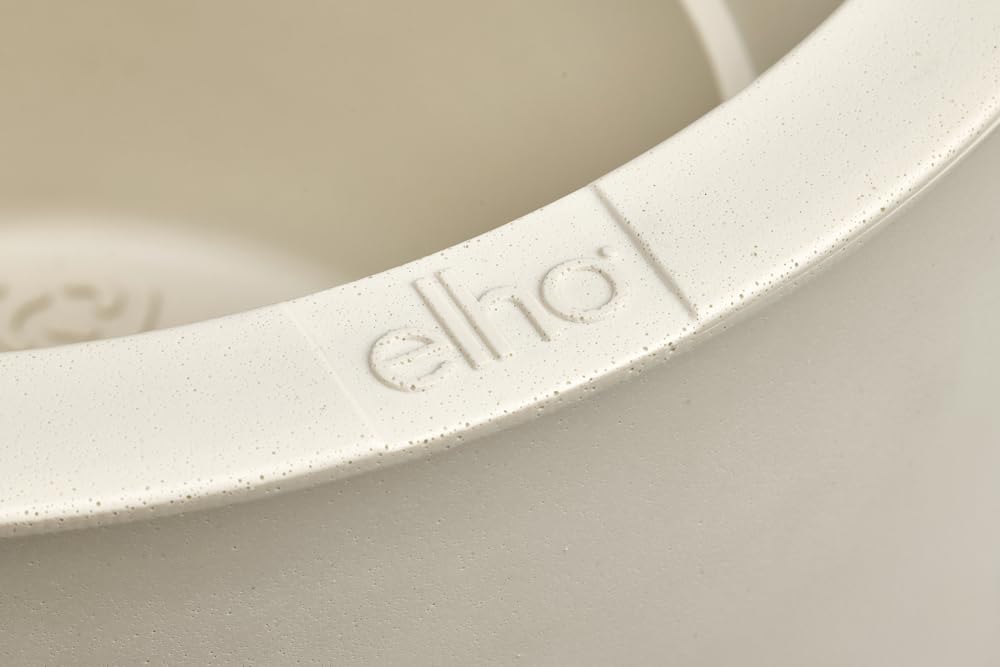 Elho amber grail high 40cm vaso da fiori - Linen White