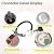 2 Feet Propane Hose with Regulator & Gauge, Low Pressure regulator with 3/8 inch Female Flare?Fitting for Most LP Gas Grill? Weber, Charbroil, Nexgrill Grill, Propane Patio Heater and Fire Pit