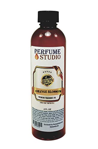Orange Blossom Fragrance Oil for Making Candle, Soap, Lotion, Perfume, Cologne, Bath Bombs, Diffusers, Plug in Refills, Oil Burners. Premium Quality Undiluted Pure Perfume Oil (Orange Blossom 4oz)