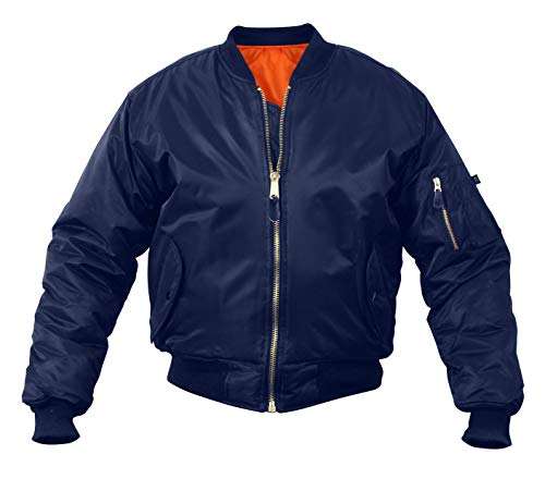 Rothco Kids Ma-1 Flight Jacket-Black