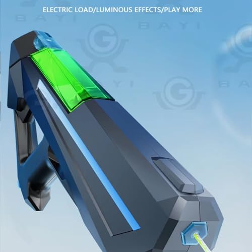 Image of Storio Rechargeable Electric Automatic Big Powerful Holi Pichkari Water Gun Toy for Kids with Luminous Light | 300ML Inbuilt Storage | Upto 30Ft Range |High Pressure Mechanism