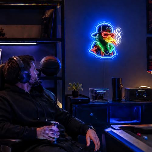 Image of Neon Sign, Duck Neon Signs for Wall Decor LED Signs Neon Light