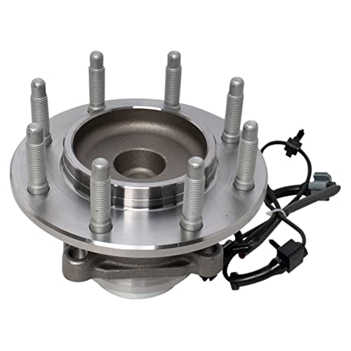 Image of TRQ Front Left and Right Wheel Bearing and Hub Assembly Set 2 Piece Compatible with 18-21 Chevrolet Express 2500 18-21 Express 3500 GMC Savana 2500 Savana 3500 2021 4500